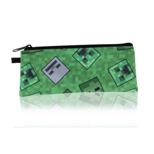 Σακίδιο πλάτης και αξεσουάρ MINECRAFT Creeper 4 τεμαχίων Μαθητικό Σετ