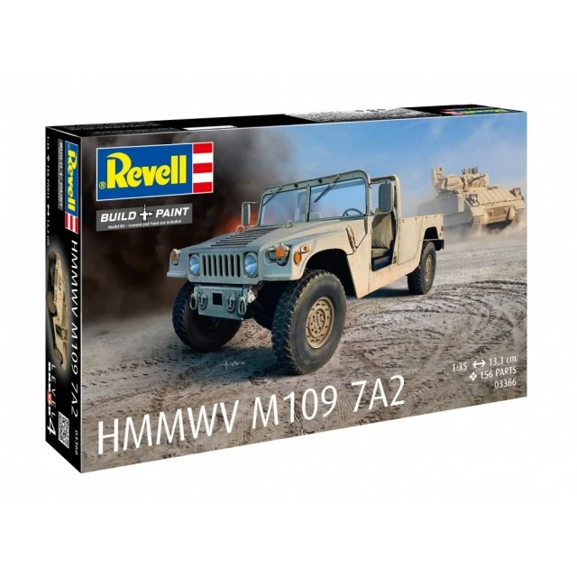 Μοντέλο συναρμολόγησης, Revell, Στρατιωτικό φορτηγό HMMWV M1097A2, 156 ανταλλακτικά