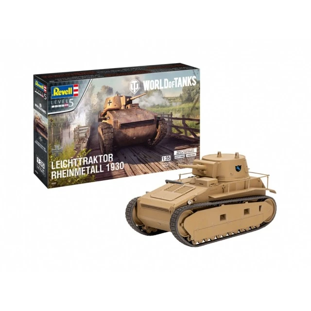 Μοντέλο προς συναρμολόγηση World of Tanks, Leichttraktor Rheinmetall 1930, 189 κομμάτια