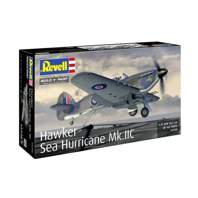 Μοντέλο συναρμολόγησης, Revell, μαχητικό Hawker Sea Hurricane Mk.IIC, 162 ανταλλακτικά