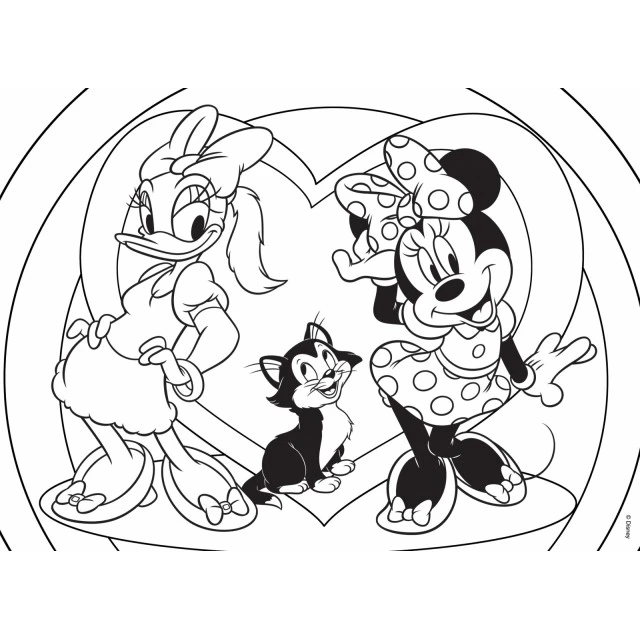 Παζλ, Lisciani, Minnie Mouse, Παζλ διπλής όψης 108 τεμαχίων