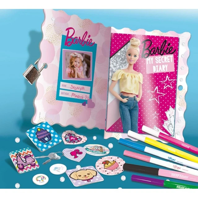 Δημιουργικό σετ, Lisciani, Barbie, Το μυστικό μου ημερολόγιο