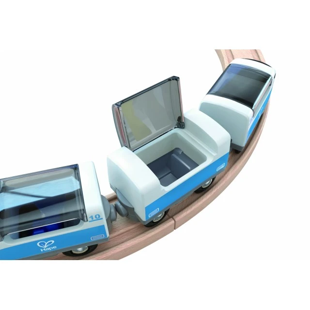Ξύλινο σετ, Hape, Intercity τρένο, Μπλε