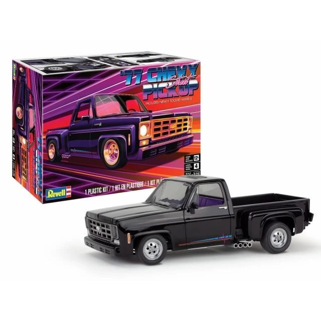 ′77 Chevy Pickup - Buildable Model, 102 Parts