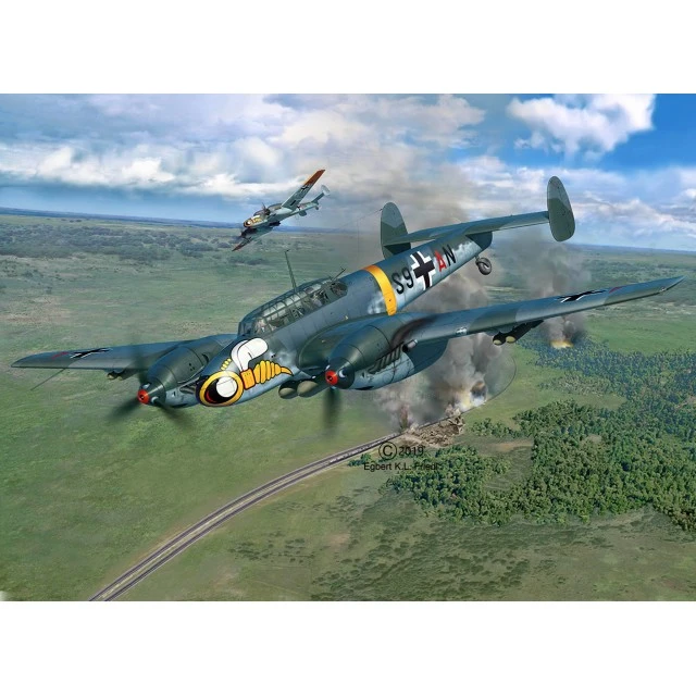 Messerschmitt Bf110 C-2/C-7 - μοντέλο για συναρμολόγηση