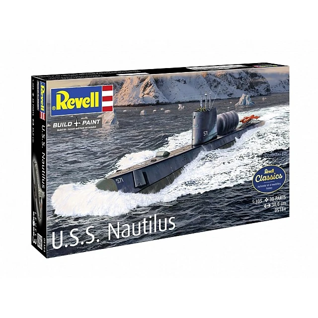 Μοντέλο συναρμολόγησης, Revell, πυρηνικό υποβρύχιο USS Nautilus, 30 μέρη