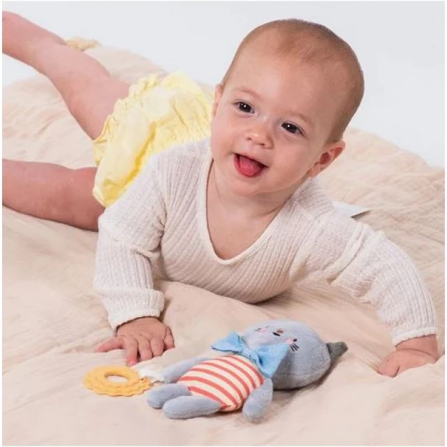 Μωρουδιακή μαλακή κουδουνίστρα, Taf Toys, Κλάρα η γάτα