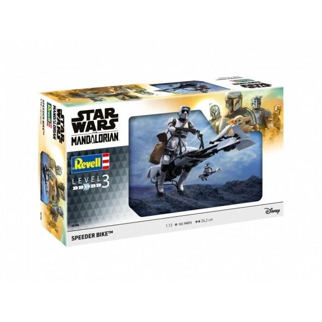 Το Mandalorian speed rider - οικοδομήσιμο μοντέλο, 102 εξαρτημάτων