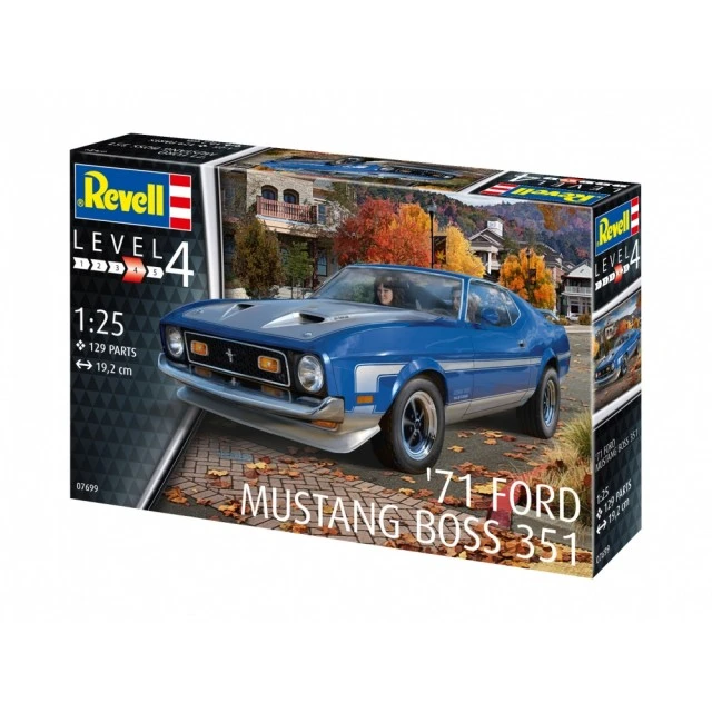 Συναρμολογούμενο μοντέλο 71 Mustang Boss 351, 129 κομμάτια