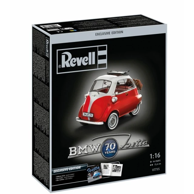 Μοντέλο συναρμολόγησης, Revell, BMW Isetta 250 Car, Αποκλειστική Έκδοση 70ης Επετείου, 94 ανταλλακτικά