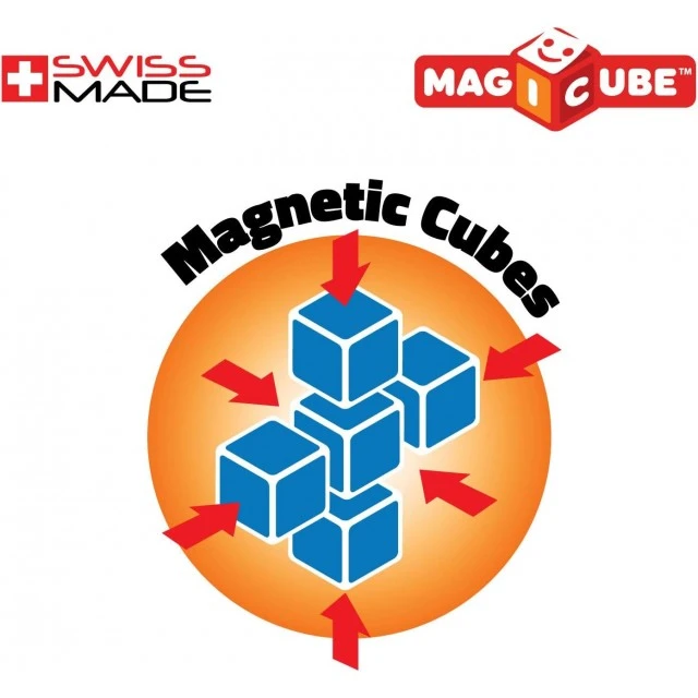Magicube Magnetic Building Block, Vehicles and Maps 131, 11 Pieces
