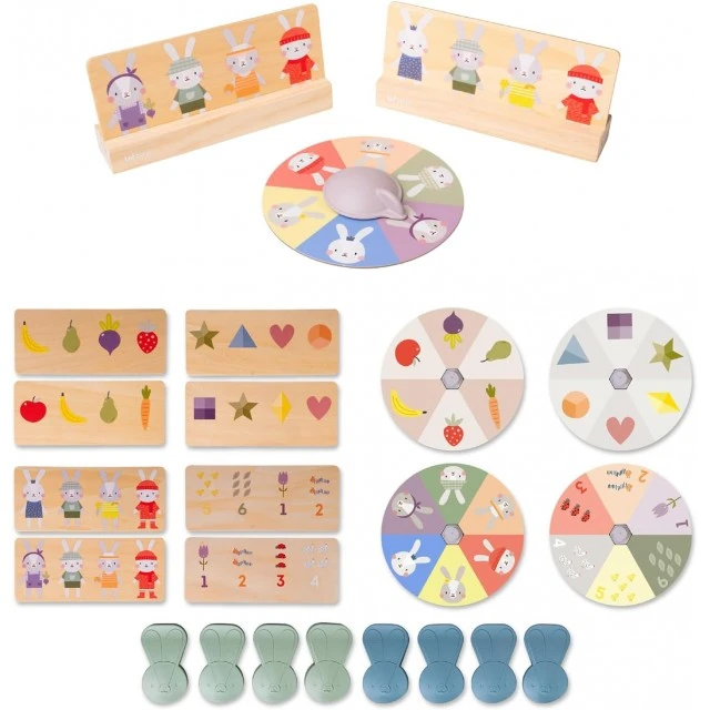 Εκπαιδευτικό παιχνίδι, Taf Toys, Το πρώτο μου μπίνγκο, Λαγουδάκι