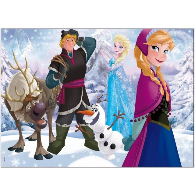 Παζλ, Lisciani, Frozen, Παζλ διπλής όψης 35 τεμαχίων