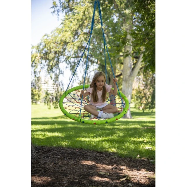 Πλεκτή στρογγυλή κούνια - ονειροπαγίδα
