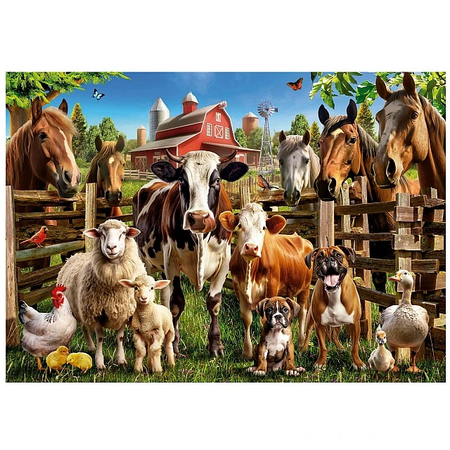 Παζλ Friends on the Farm, 500 τεμάχια