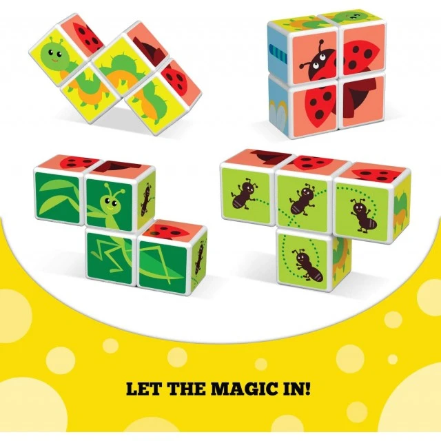 Magicube Magnetic Building Block, Insects and Cards 121, 11 Pieces