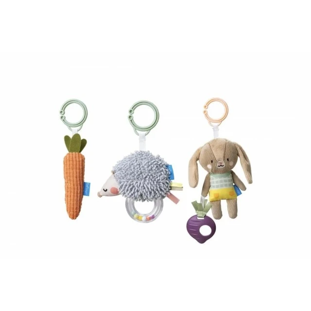 Σετ διαδραστικά βελούδινα παιχνίδια Jenny, Spike and the Carrot, 3 τεμάχια