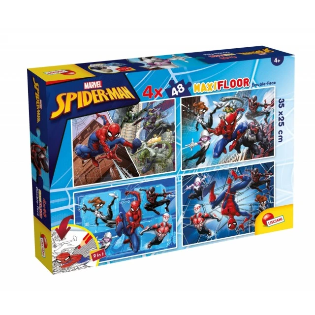 Παζλ, Lisciani, Spiderman, Παζλ διπλής όψης 2 x 48 τεμαχίων