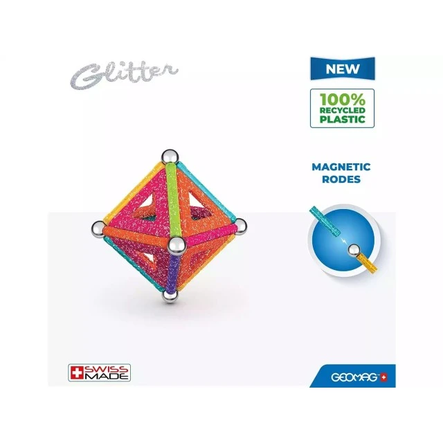 Magnetic constructor Glitter Panels 535, 35 μέρη
