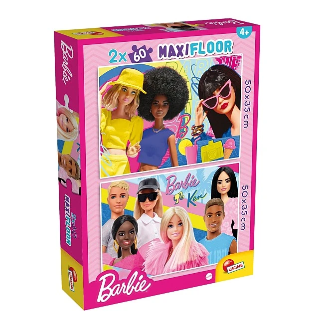 Παζλ, Lisciani, Barbie, παζλ 2 x 60 τεμάχια