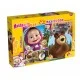 Παζλ, Lisciani, Masha and the Bear, Διπρόσωπο Παζλ 24 Τεμάχια