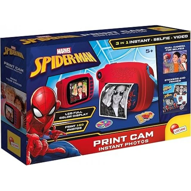 Παιδική στιγμιαία φωτογραφική μηχανή, Lisciani, Spiderman