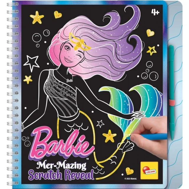 Σετ δημιουργικού, Lisciani, Barbie, Αποκάλυψη από το Scratch, Γοργόνα από το Scratchbook