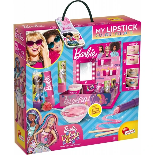 Δημιουργικό κιτ, Lisciani, Barbie, DIY κραγιόν που αλλάζει χρώμα
