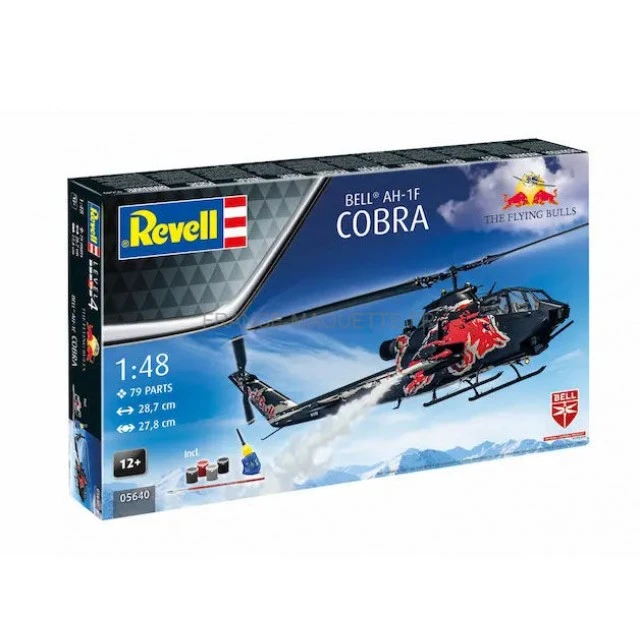 Μοντέλο συναρμολόγησης, Revell, Σετ δώρου, ελικόπτερο Flying Bulls AH-1F Cobra, με αξεσουάρ