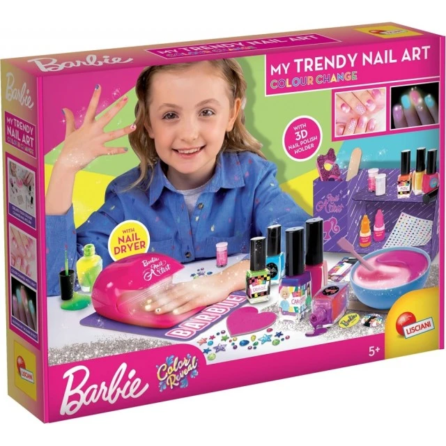 Δημιουργικό κιτ, Lisciani, Barbie, βερνίκια νυχιών DIY