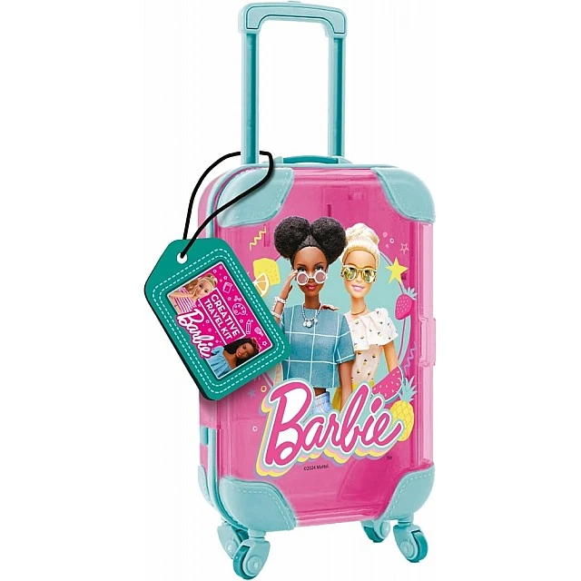 Σετ δημιουργικού, Lisciani, Barbie, βαλίτσα ταξιδιού με χρωματισμό και διακόσμηση