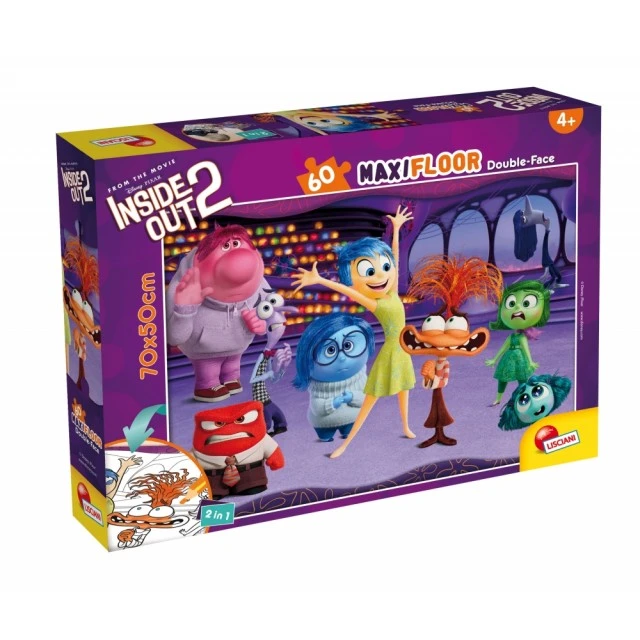 Παζλ, Lisciani, Inside Out 2, Παζλ διπλής όψης 60 τεμαχίων