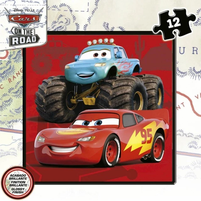 Progressive puzzle Cars 4 in 1, 12/16/20/25 κομμάτια
