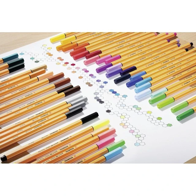 Σετ Fineliner, Stabilo, Point 88 ST8815, 15 χρώματα