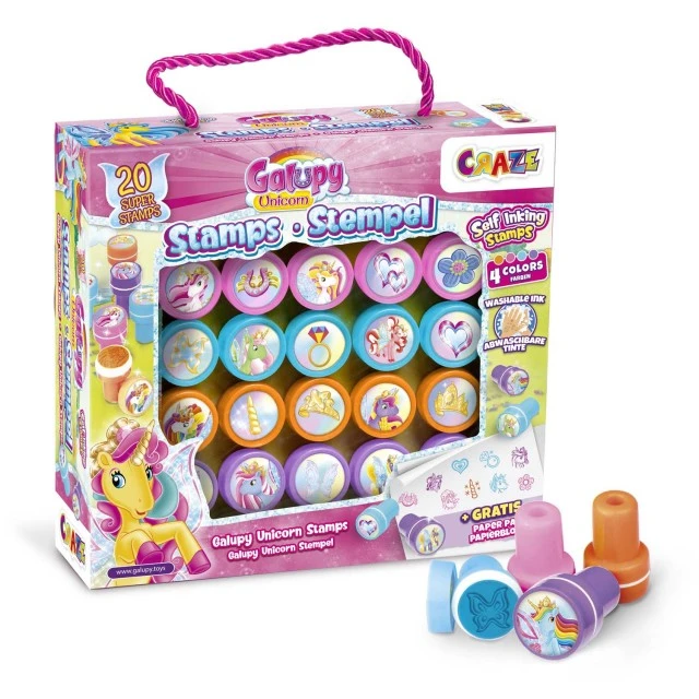 Σετ γραμματοσήμων Galupy Unicorn, 20 τεμάχια