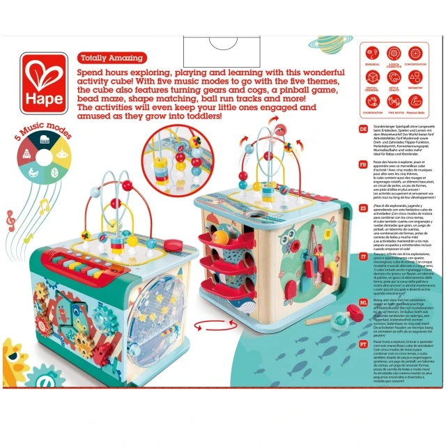 Διαδραστικό παιχνίδι, Hape, Magic Music Cube 4 σε 1