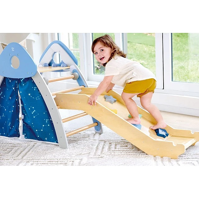 Ξύλινο Σετ, Hape, Σετ Αναρρίχησης και Σύρσης 4 σε 1, 176,28 x 52,5 x 79,25 εκ.