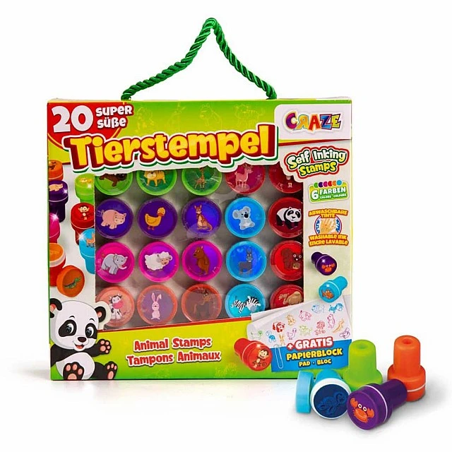 Σετ γραμματοσήμων, Craze, Animals, 20 τεμάχια, Πολύχρωμο