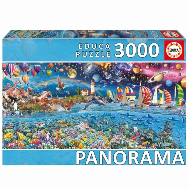 Πανοραμικό παζλ, Educa, Life, 3000 τεμάχια