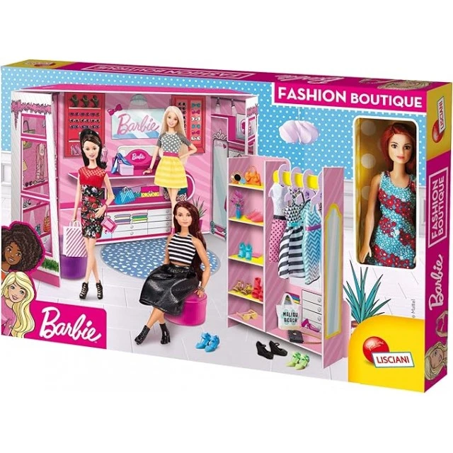 Δημιουργικό κιτ, Lisciani, Barbie, μπουτίκ μόδας DIY με κούκλα Barbie