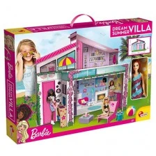 Δημιουργικό κιτ, Lisciani, Barbie, DIY εξοχικό σπίτι Barbie με κούκλα