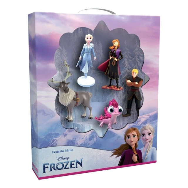 Σετ συλλεκτικές φιγούρες Walt Disney, Bullyland, Disney 100 Platinum Frozen, 5τμχ.