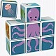 Магнитен конструктор Magicube, Морски животни и карти 146, 11 части