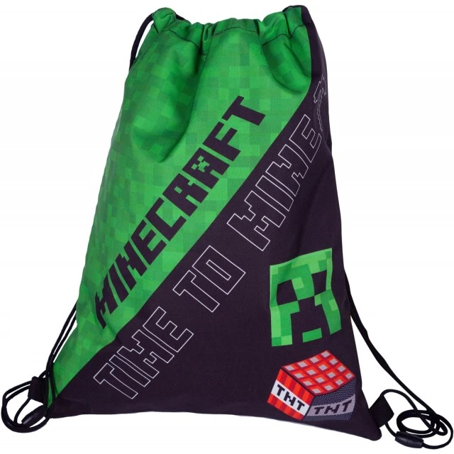 MINECRAFT Time To Mine Sports Bag