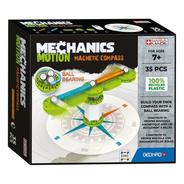 Magnetic constructor Mechanics 766, Compass, 35 εξαρτήματα