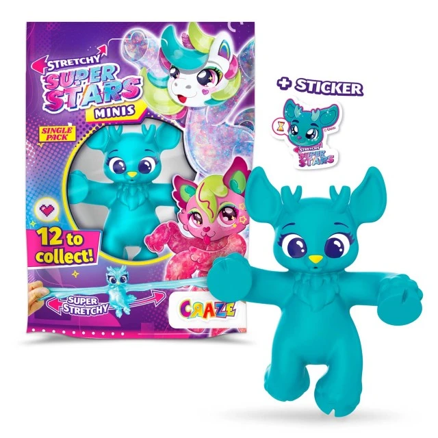 Συλλεκτική φιγούρα Superstars, Stretchable Creatures, Mini