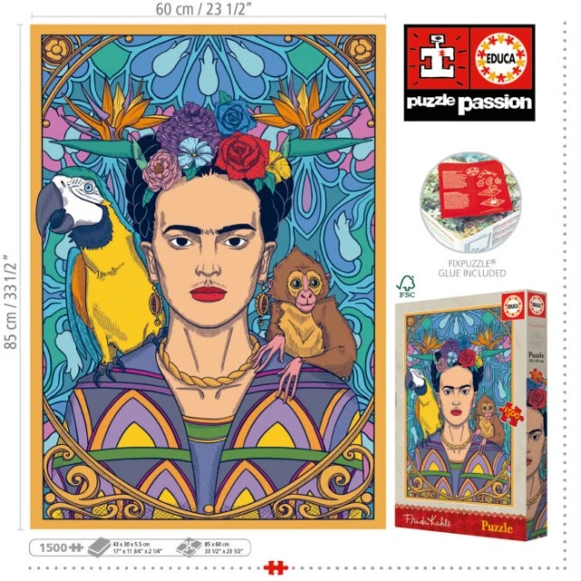 Παζλ Frida Kahlo, 1500 τεμάχια
