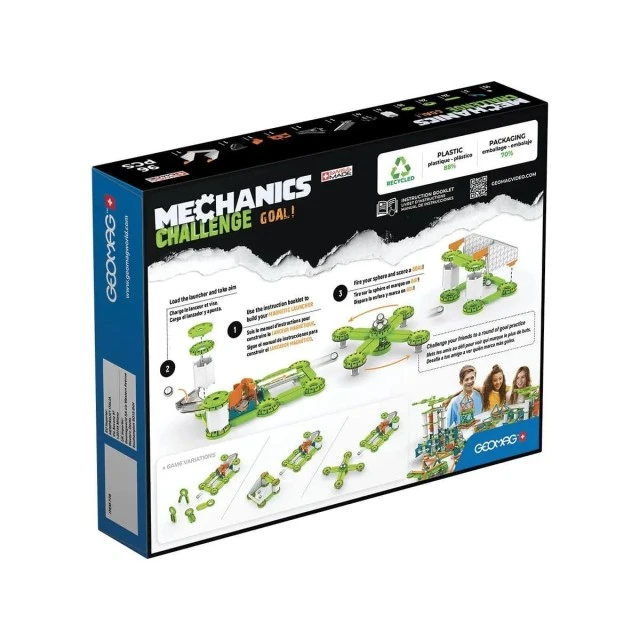 Mechanics 778 Challenge Magnetic Construction Set, 96 Τεμάχια