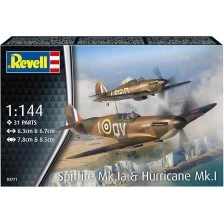 Μοντέλο συναρμολόγησης, αεροσκάφος Revell, Spitfire και αεροσκάφος Hawker Hurricane
