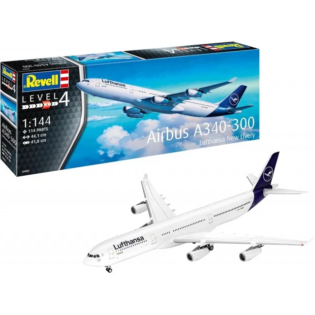 Μοντέλο συναρμολόγησης, Revell, Airplane Airbus A340-300 Lufthansa